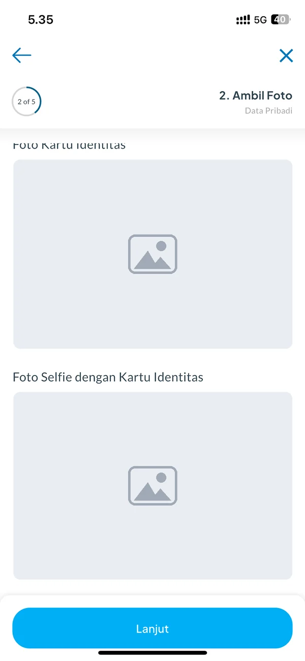 Photos of the ID card and a selfie with it, on one screen (covered)